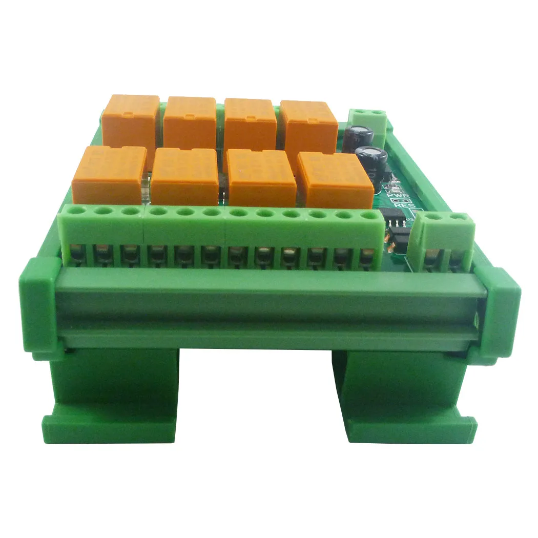 Мини-контроллер для Интернета вещей 12 В 24 постоянного тока Modbus Industrial 8 DO RS485