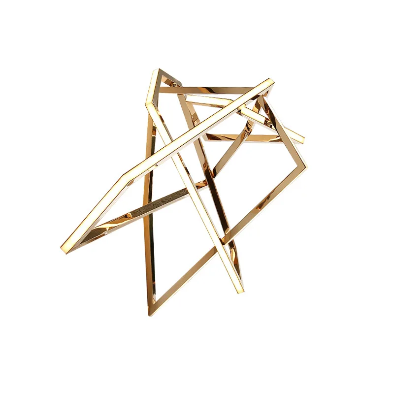 

Europe Irregular Geometry Wall Lamps Foyer Study Bed Room Light Fixtures Modern Plated Metal LED Lighting Novelty Lighting CCC