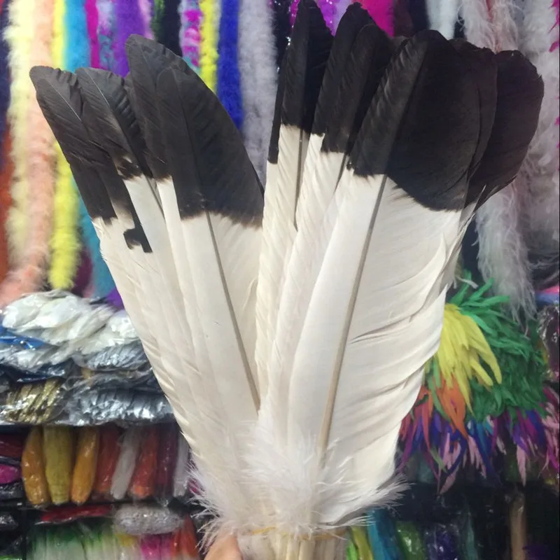 10pcs/lot Natural Eagle Feathers 40-45cm/16-18inches Diy Dancers Accessories Wedding Craft Home DIY Plumas