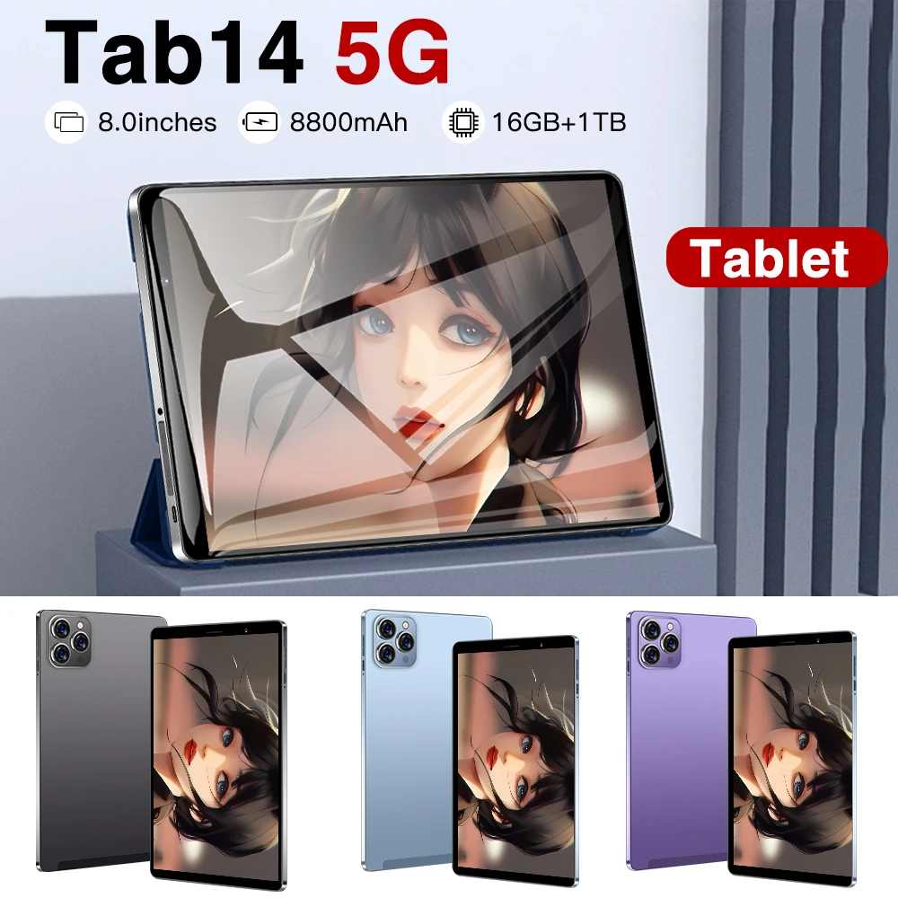 

Планшет с 10,1-дюймовым дисплеем, Android 2023, 16 ГБ + 1 ТБ