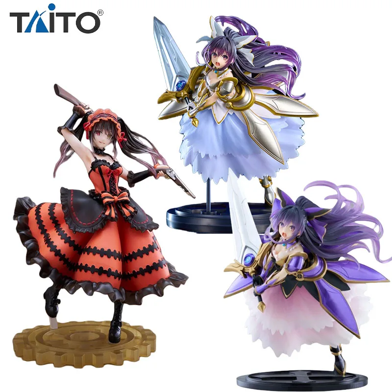 Оригинальная фигурка аниме TAiTO AMP DATE A LIVE Tokisaki Kurumi Yatogami Tohka экшн-игрушки для детей