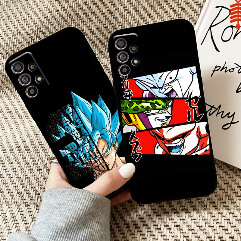 

Japan Anime Dragon Ball Goku Case For Samsung Galaxy A11 A12 A21 A21S A22 A30 A31 A32 A50 A51 A52 A70 A71 A72 5G Phone Case