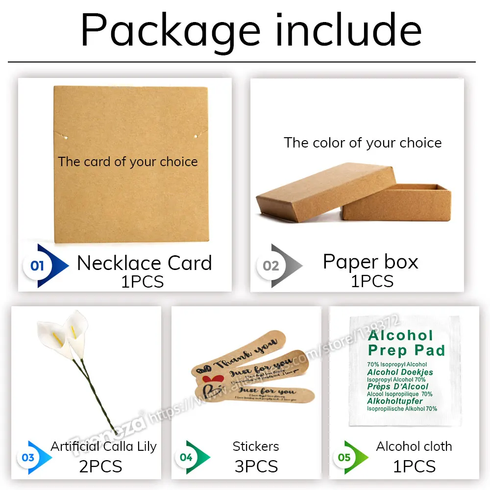 Ожерелье сестер дружба Подарочная карточка ожерелье картонная подарочная