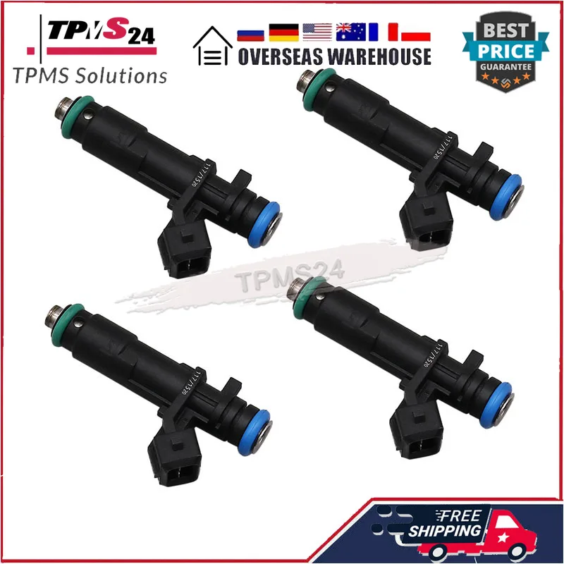 

25186566 25194429 96800843 Топливная форсунка 4 шт. для Chevrolet Spark 1.2L 2011-2015 гг.