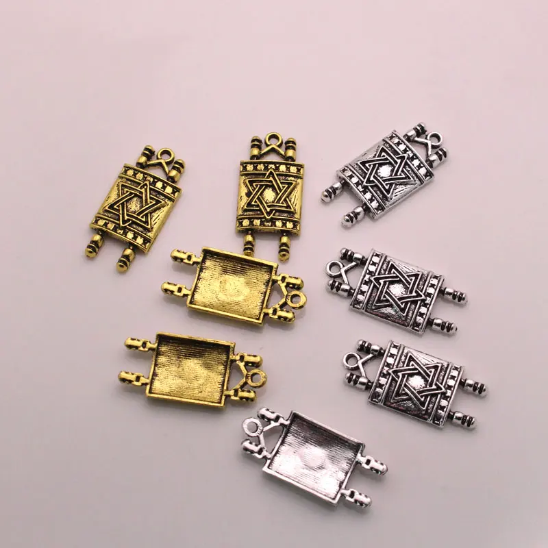 Подвески Sefer Torah со звездой Давида 4 шт.