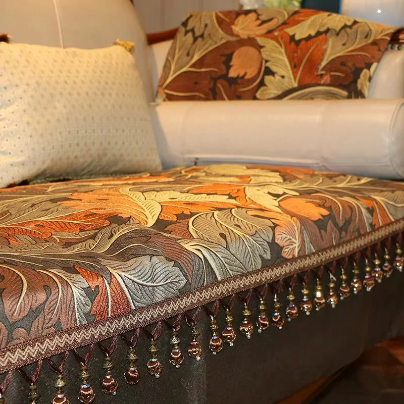 

Beautiful type sofa cushion light cloth art luxury wind antiskid sofa cover to cover