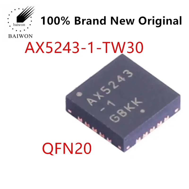

100% Original IC ChipS AX5243-1-TW30 Packaged QFN20 RF Wireless Transceiver Chip
