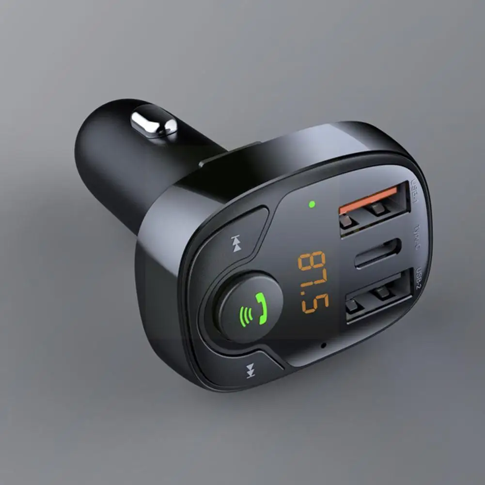 

Fm-трансмиттер автомобильный, Bluetooth, Usb, Qc3.0