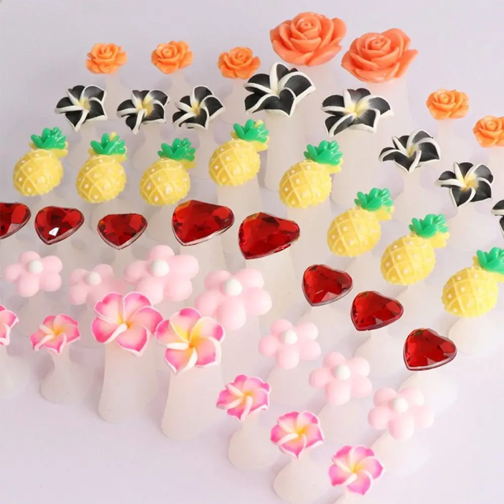 

8Pcs Soft Silicone Toe Separator Foot Finger Divider Form Manicure Pedicure Care Nail Art Tool Daisy Flower Holder Accessory