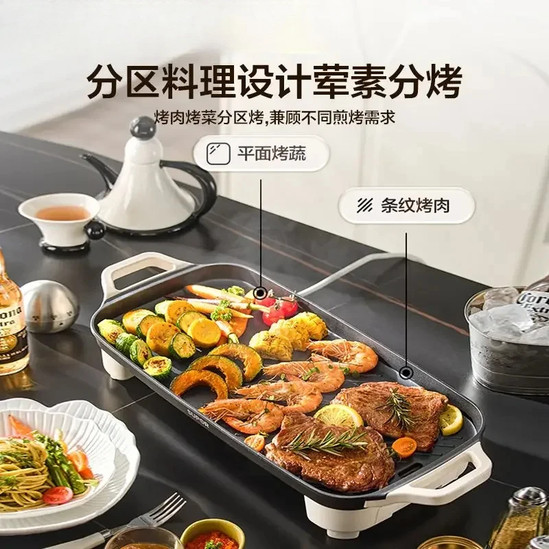 электрический противень. Бытовой поднос для барбекю. Антипригарное покрытие.