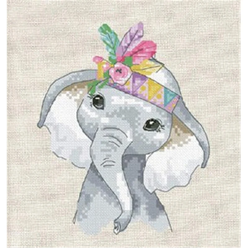 

ZZ6348Home Fun Cross Stitch Kit Package Greeting Needlework Counted Kits New Style Joy Sunday Kits Embroidery