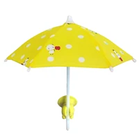 cute small umbrella shape phone holder blackout powerful suction cup phone holder stand universal indoor and outdoor phone tool