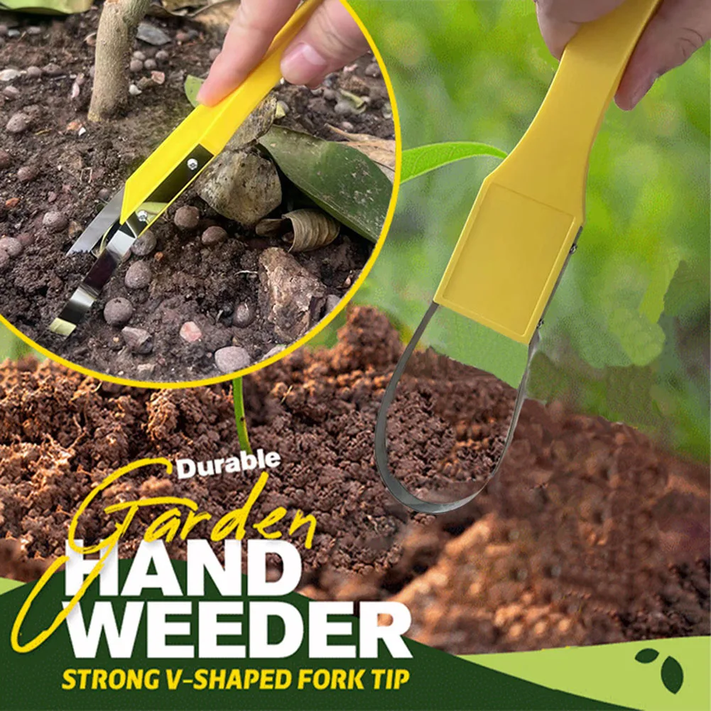 

Garden Bandit Weeder Iron Plastic Garden Weeder Tool Hand Weeding Removal Cutter Dandelion Puller Tools Dropshipping