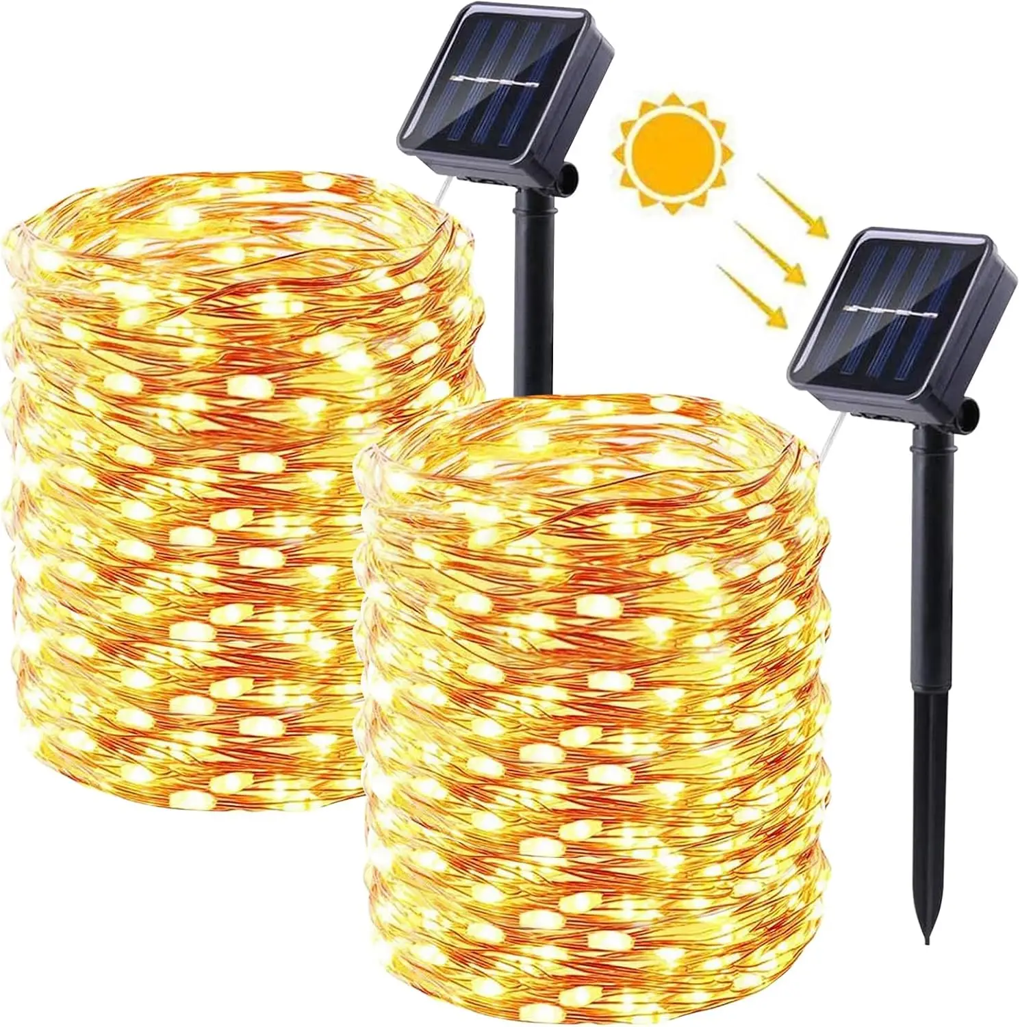 Уличные фонари на солнечной батарее водонепроницаемые с 8 режимами IP65 включает в