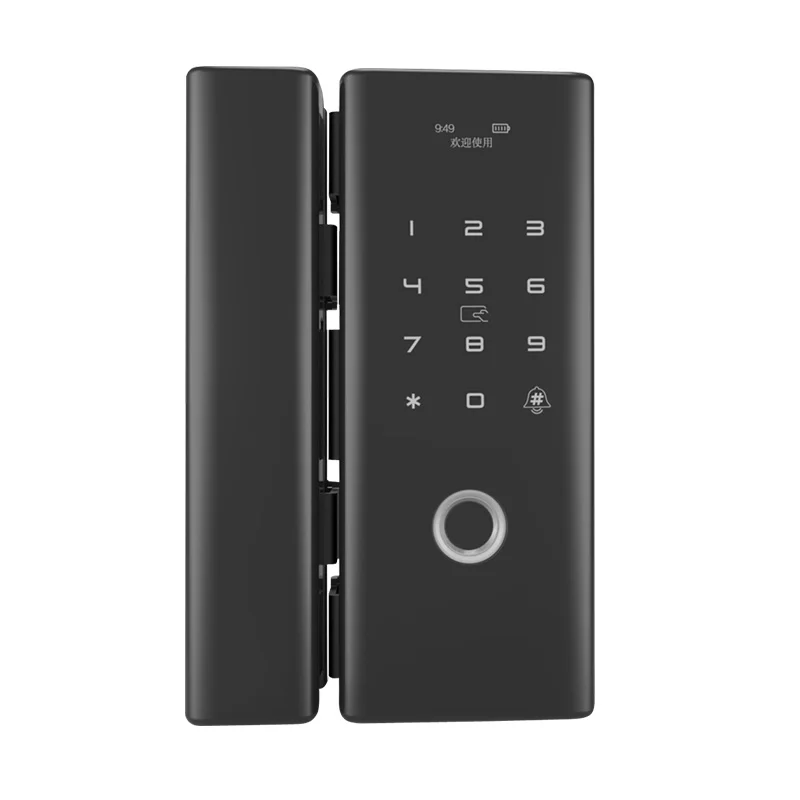 

wifi door lock fingerprint and key emergency digital glass smart deadbolt lock biomatric door lock