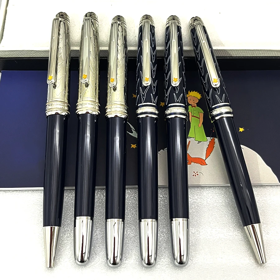 

Le Petit Prince Fountain Pens 163 Dark Blue Rollerball Ballpoint Pen Luxury Stationery Writing Smooth With Serial Number