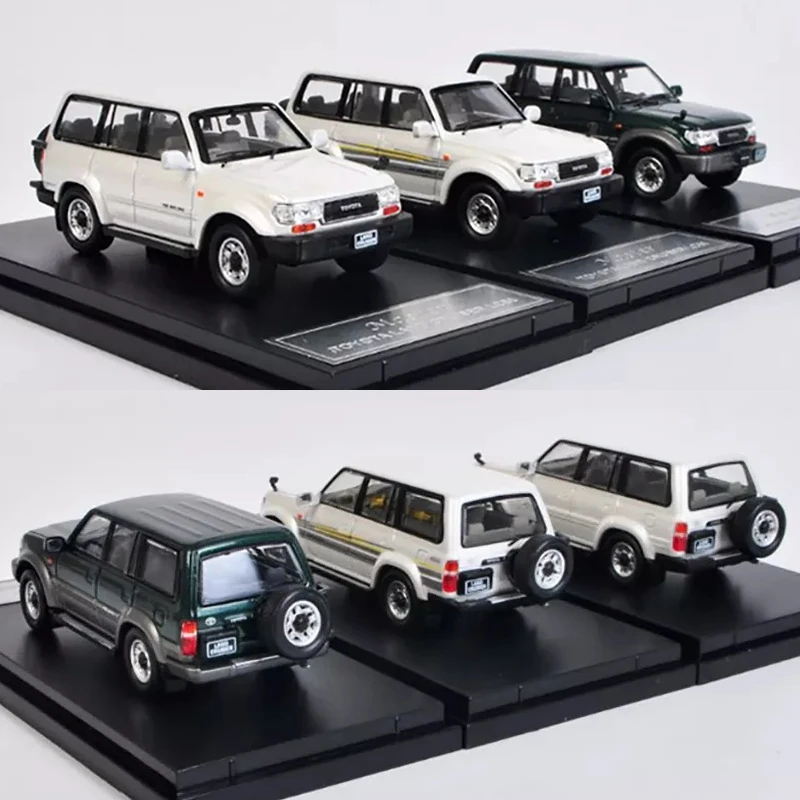 

Мастер 1/64 модель автомобиля Toyota Land Cruiser LC80 из сплава в виде металлического коллекция литья Дисплей Gifts-3Colors