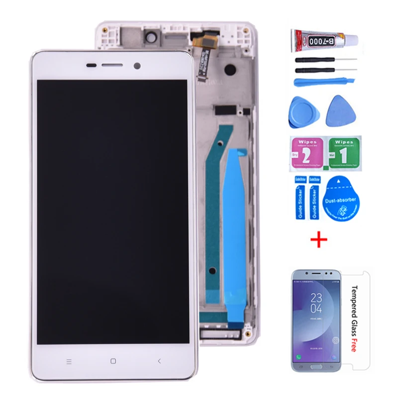 

For Xiaomi Redmi 3S LCD Display Touch Screen Digitizer Assembly With Frame For Xiaomi Redmi 3 3x 3 pro LCD Display Replacement