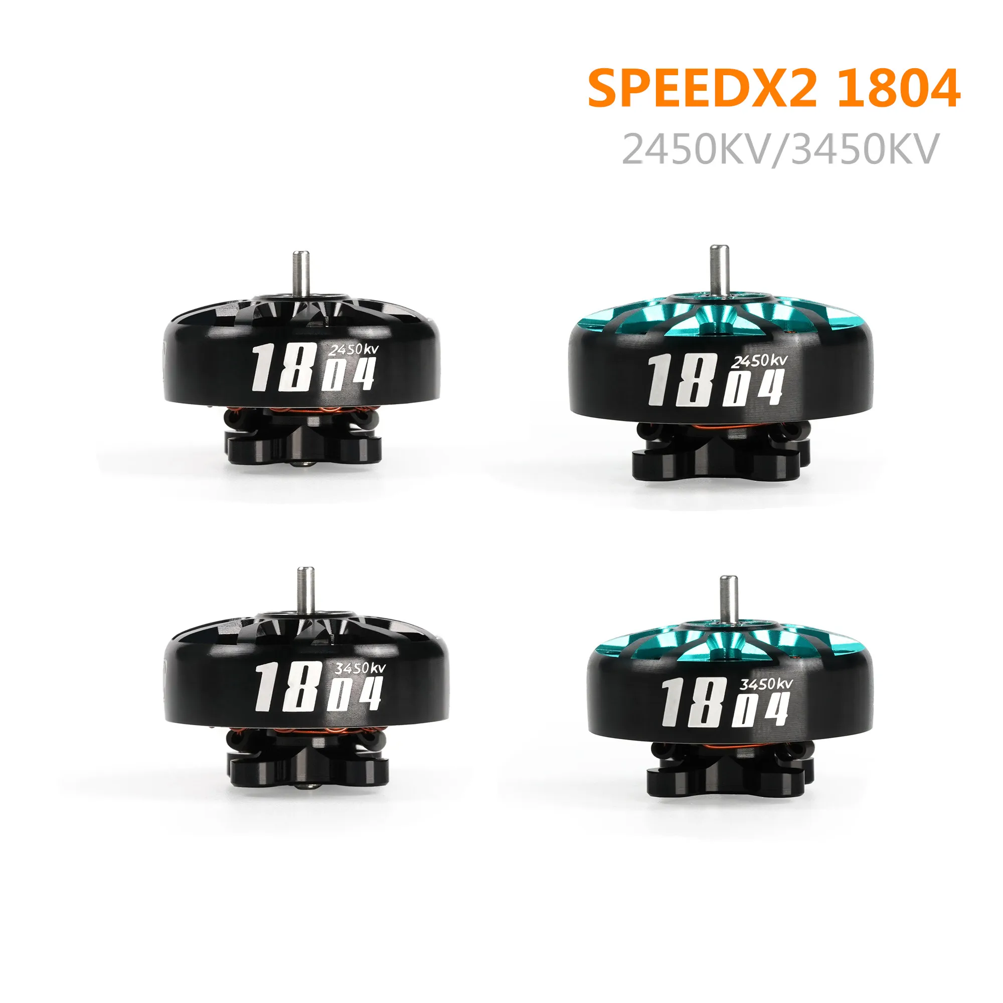 

Запчасти для гоночного дрона GEPRC SPEEDX2 1804 2450KV 3450KV Motor 4S 6S
