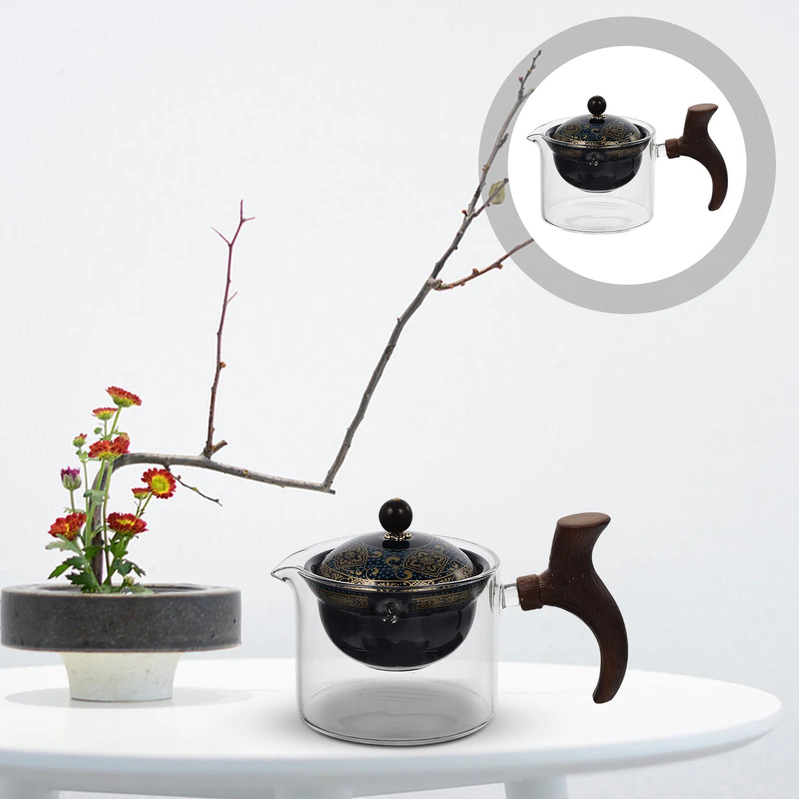 

Tea Teapot Pot Maker Elegant Water Stovetop Infuser Kettle Kitchen Daily Boiling Loose Pots Traditionalpitchersvintage Filter