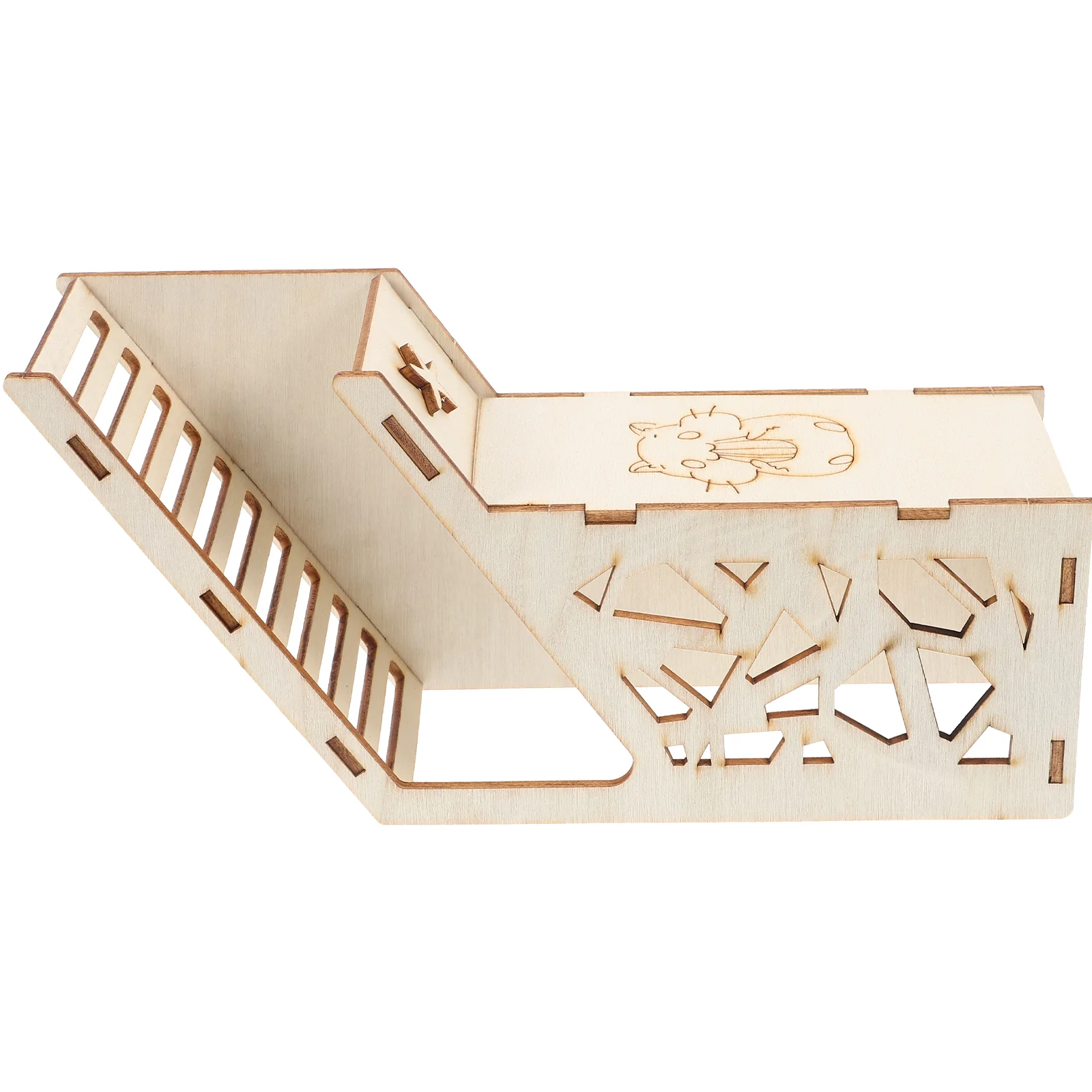 Маленький деревянный домик для хомяка морской свинки убежище восхождение