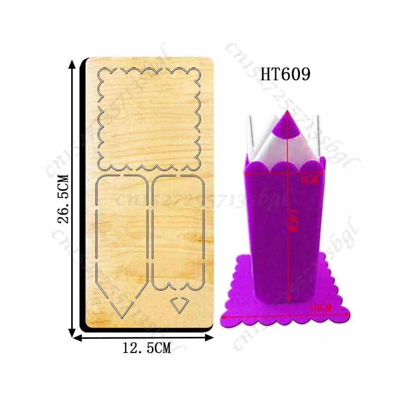 

Creative pencil Cutting dies - New Die Cutting And Wooden Mold,HT609 Suitable For Common Die Cutting Machines On The Market.