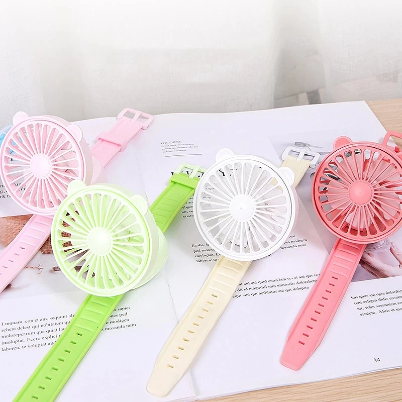 

New Portable Fan Comfortable Wrist Strap Mini Fan For Outdoor Travel Little Fan Cute Gift Rechargeable 800mah