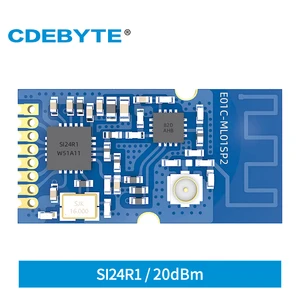 Si24R1 Rf Module 2.4GHz Transceiver Wireless 20dBm E01C-ML01SP2 SMD SPI Compatible nRF24L01P Wireless Transmitter and Receiver