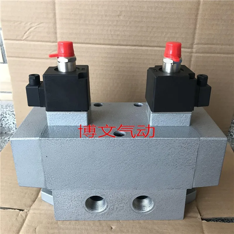 

K35D2-25 three-position five-way electronically controlled reversing valve K35D2H-25 solenoid valve DN25 G1 inch