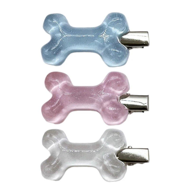 

Clear Duckbill Bone Shape Hair Pin Teen Adult Transparent Ponytail Hair Clip