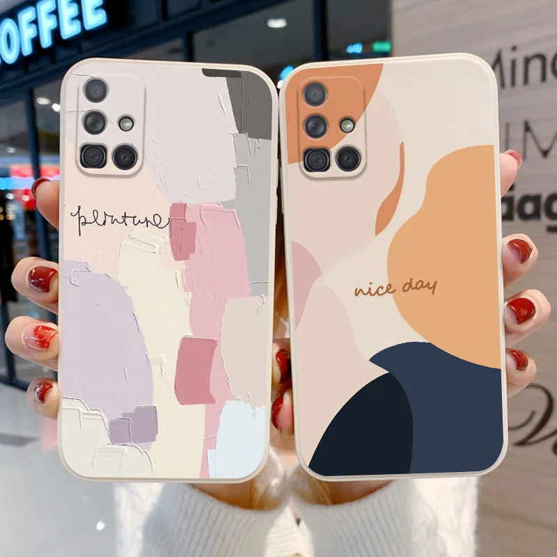 Case For Samsung A51 A71 A32 A52 A13 A21S Cover Samsung Galaxy S21 S22 S23 Ultra S20 Plus A53 Coque A52S S21 S20 FE Etui Funda