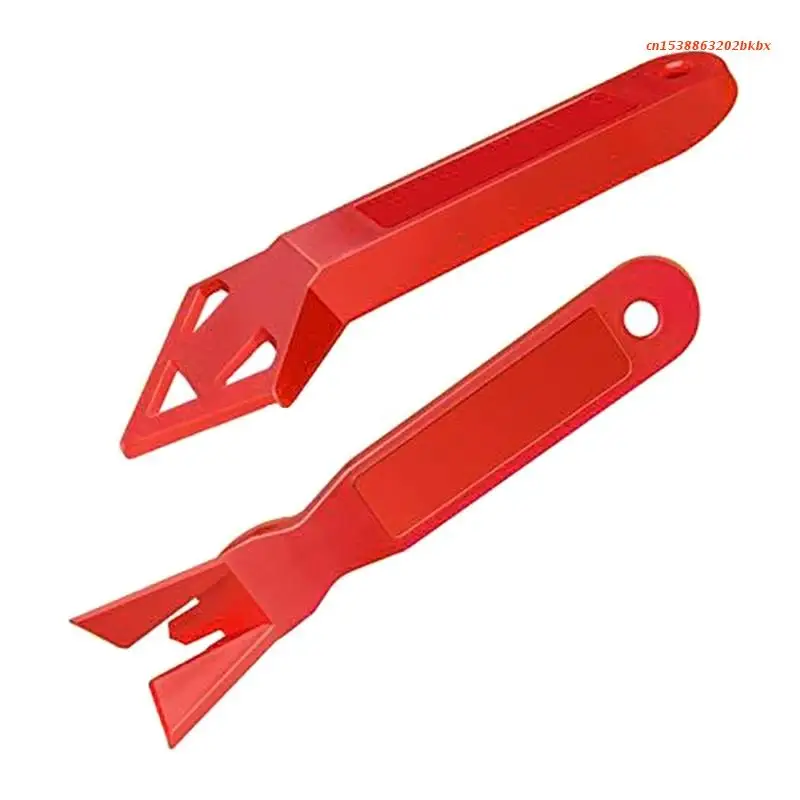 

2x/Set Glass Glue Angle Scraper Plastic Scraper Glass Sealant Caulking Mould Remover Glue Shovel for Window Sink Joint