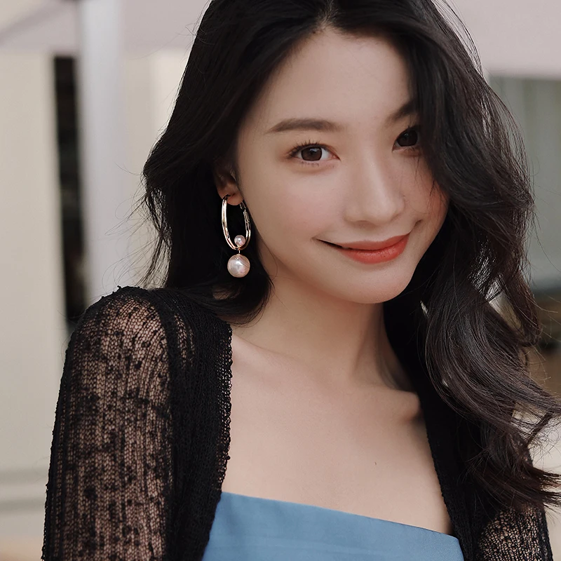 Модные винтажные серьги-капли со стразами в корейском стиле для женщин модные
