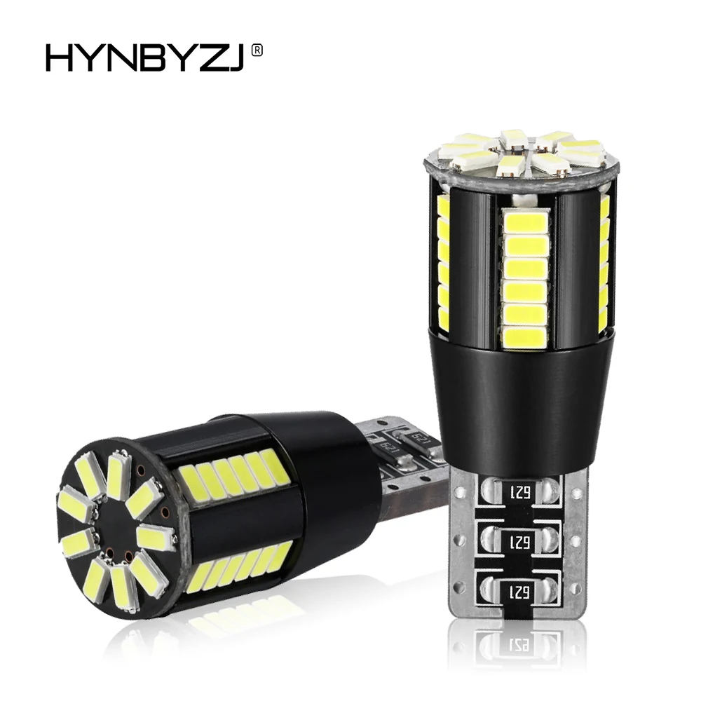 

HYNBYZJ 2/10x W5W T10 Светодиодные лампы 3014 SMD 6000K 168 194 Светодиодные 5 Вт Автомобильные ходовые огни CanBus лампа фонарь заднего поворота