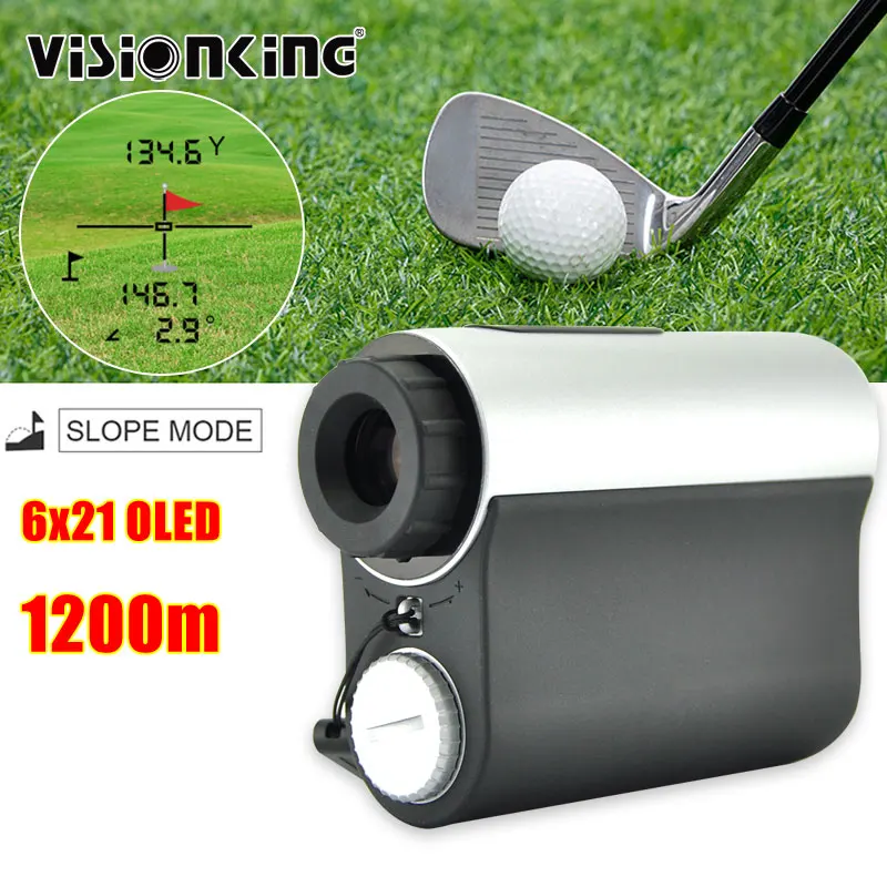 

Visionking 6x21 OLED 1200m Rangefinders Laser Range Finder Golf Measure Hunting Hunter Scope