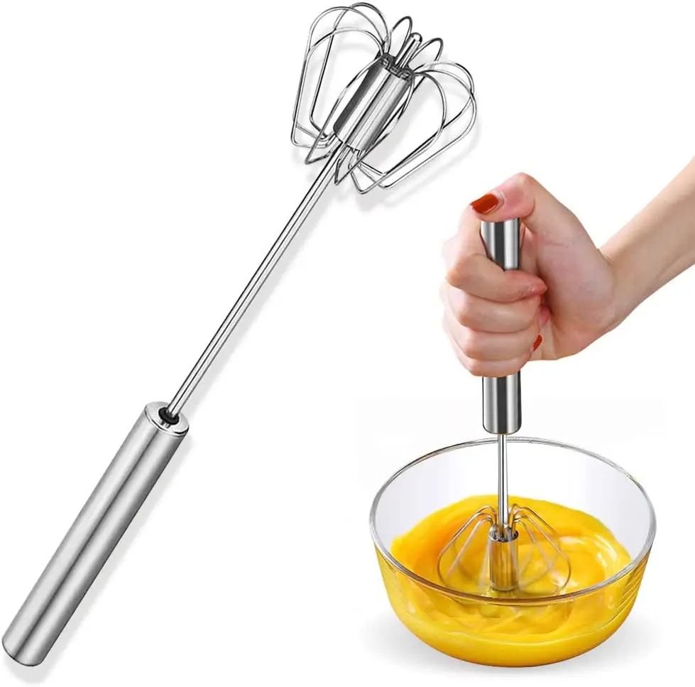 

Stainless Steel Eggbeater Rotating Semi-Automatic Eggbeater Semi-Automatic Mixer Used for Making Cream of Egg Beater