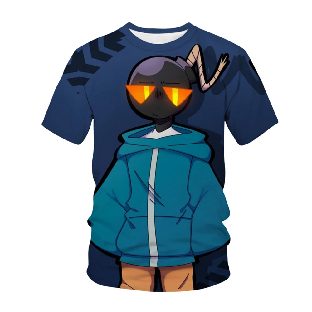 

Anime Camiseta Masculina T shirts Friday Night Funkin 3d Print Women Men Fashion Tshirts Boy Girls Streetwear Tops Camiseta Tees