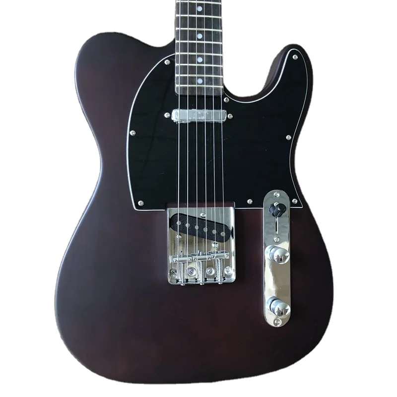 

Custom Shop George Harrison Matte Brown Tele Electric Guitar Rosewood Fingerboard, 3 Saddle Bridge, Chrome Hardware