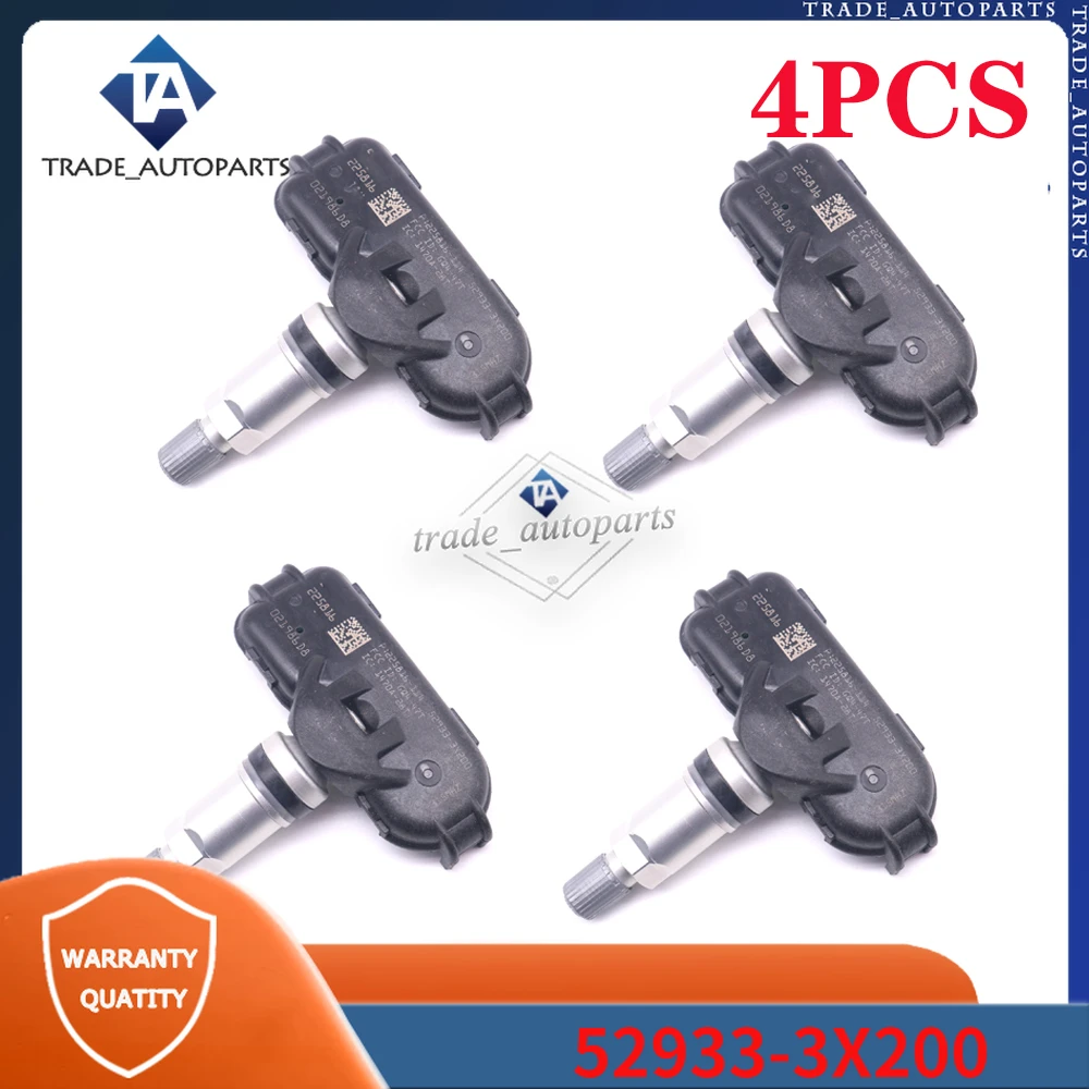 Датчик давления в шинах для 2011-2018 Kia Rio 2010-2013 Hyundai Elantra 315 МГц TPMS, автомобильные аксессуары 52933-3X200 52933-2G200