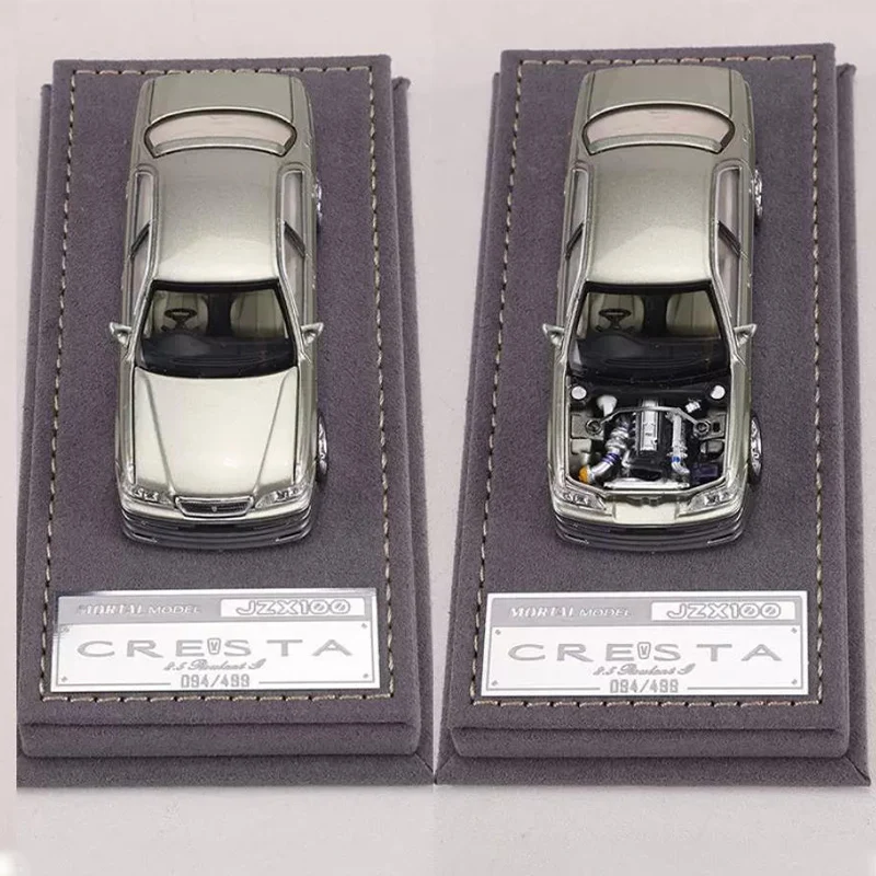 Фото Mortal 1:64 Масштабная модель автомобиля Cresta JZX100 из сплава, статическая, для демонстрации, коллекционная игрушка, подарок, сувенир №5