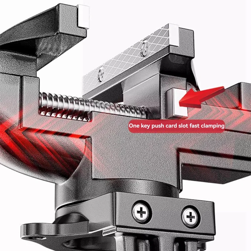 Многоцелевые мини-ставы 50 мм настольные зажимные тиски с поворотным основанием