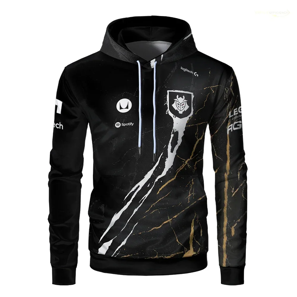 Мужская Толстовка G2 Cyber Sports Team 2024 LEC CSGO Dota2 Джерси Для Игровых Соревнований