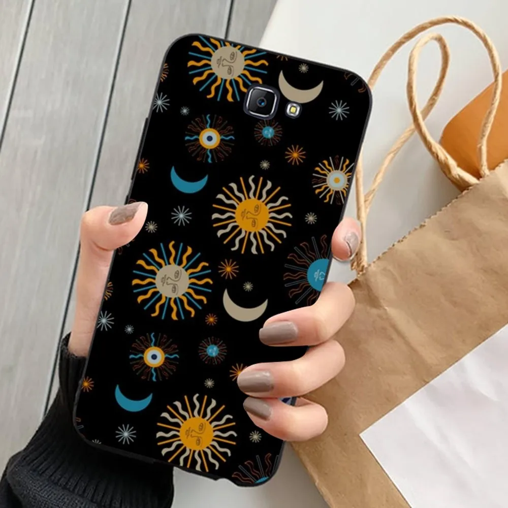 Астрологический чехол Suns Moons с облаками для Samsung J 7 plus 7core J7 neo J6 prime J4 J5 мобильного