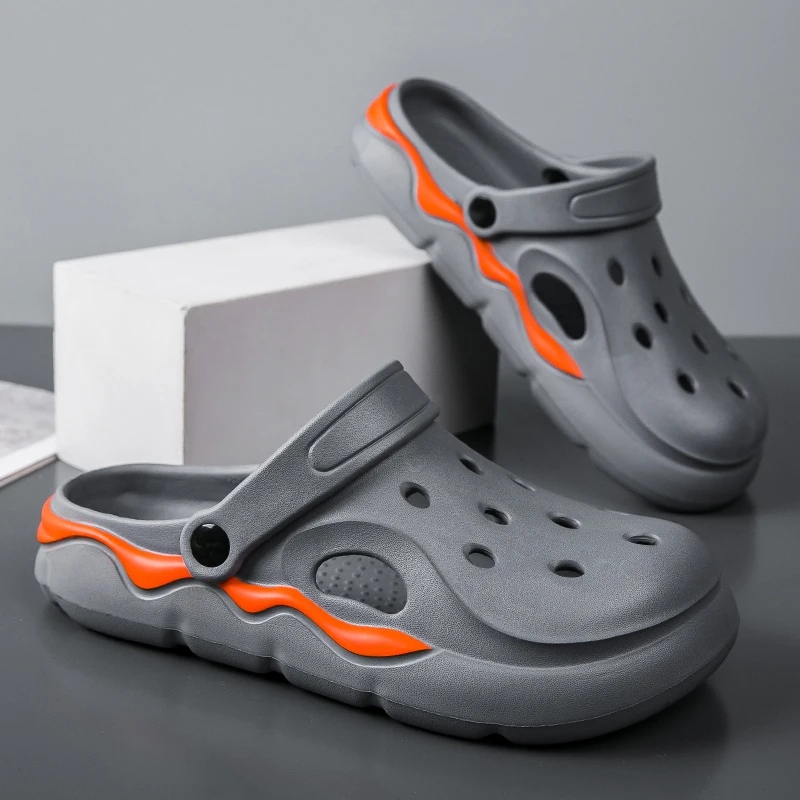 

Hot Sale Men Sandals Casual Shoes Lightweight Sandles Pool Sandals Outdoor Clogs Casual Water Slippers