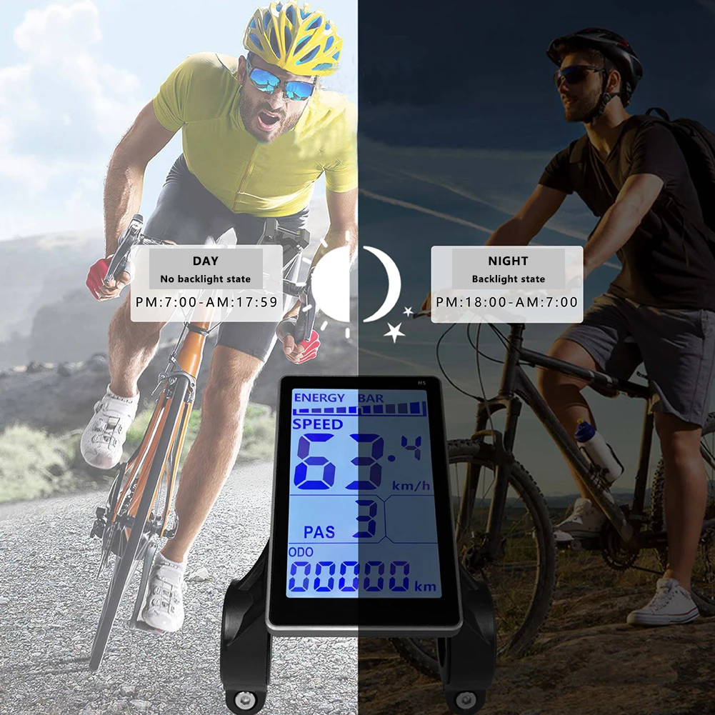 

High Quality LCD Display for Electric Scooter Waterproof Connector Stable Performance Suitable for 24V 60V Bikes