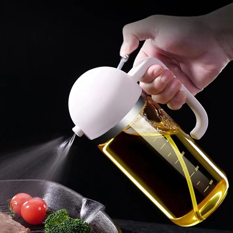 

2 in 1 Oil Spray Pouring Bottle Large Capacity Oil Dispenser Kitchen Gadgets