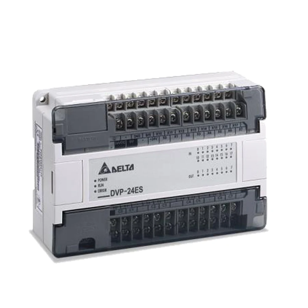 Delta PLC ES series 14/24/32/40/60 I/O DVP60ES00R2 DVP24ES00T2 ES00R2 24-точечный 16DI-8DO (NPN транзистор) AC Power