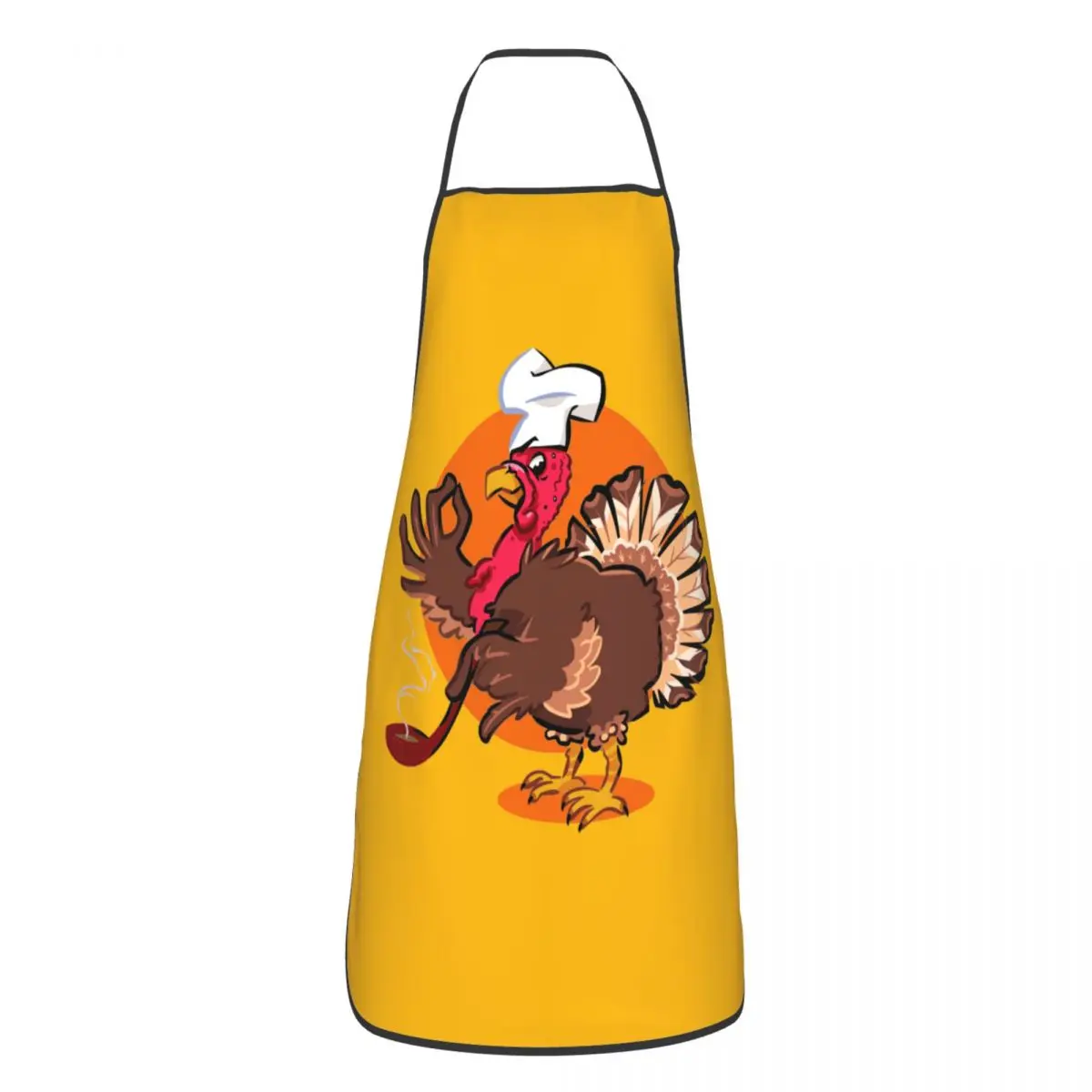 

Funny Thanksgiving Turkey Day Apron for Men Women Adult Unisex Kitchen Chef Bib Tablier Cuisine Cooking Baking Gardening