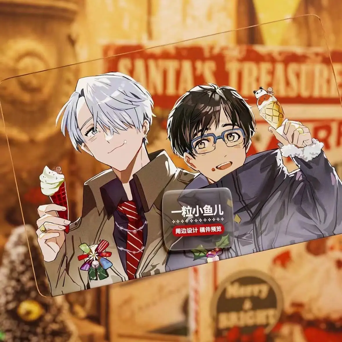 

Акриловые карты "Юрий на льду", группа фотокарт