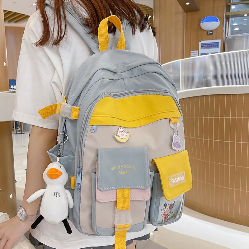 Cute High School Girls Backpack Travel School Bags For Teenage Girls Fashion Lady Kawaii Book Backpack Women Lady Laptop Bag